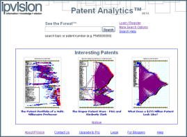 Free patent research software see-the-forest by IPVision
