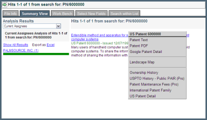 Create a Patent Landscape Map on patent software by IPVision
