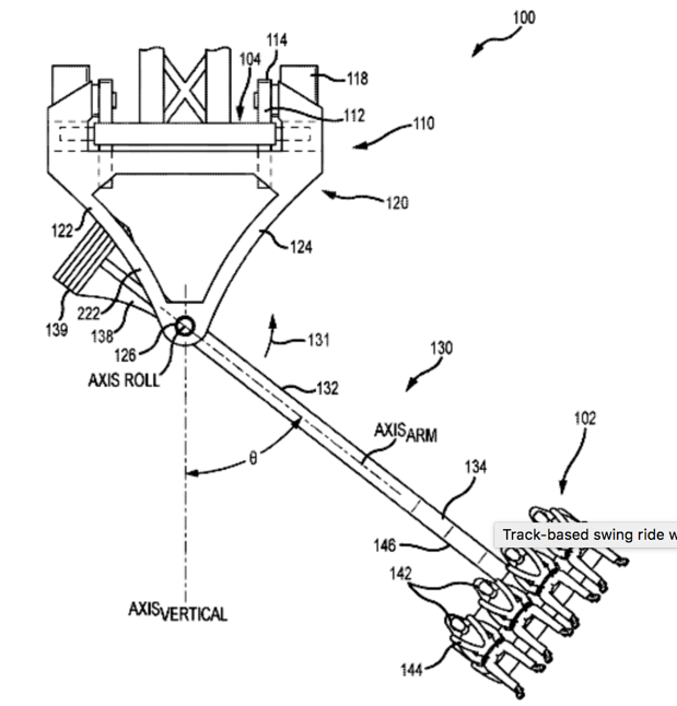 disney roller coaster patent