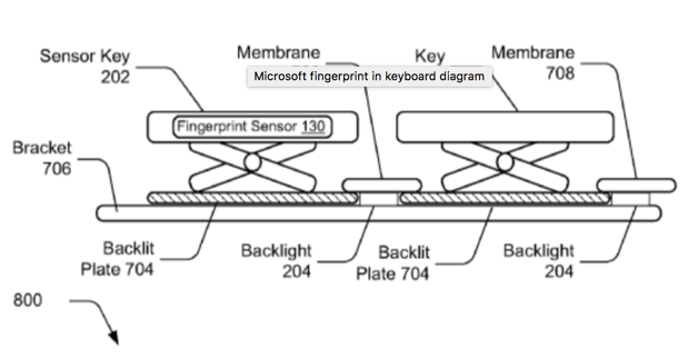 microsoft keyboard patent