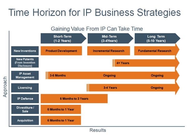 time horizons for IP strategy